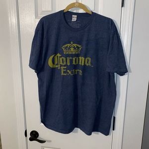 Corona Extra T-Shirt Beer XL Blue Officially By Marcia’s Modelo